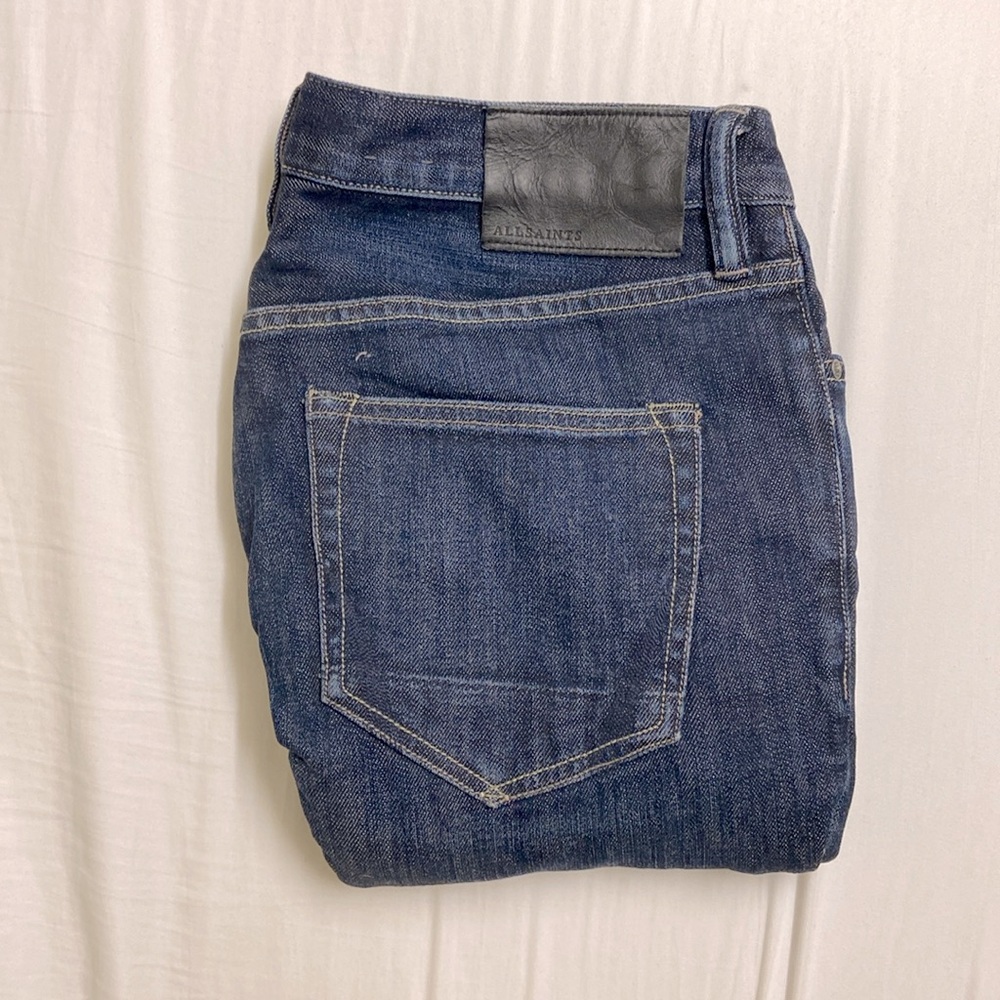 All saints mens denim cigarette fit W28